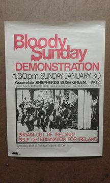 Poster  083927  BLOODY SUNDAY DEMO  £30.00
